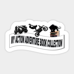 My Action Adventure Book Collection Label Sticker